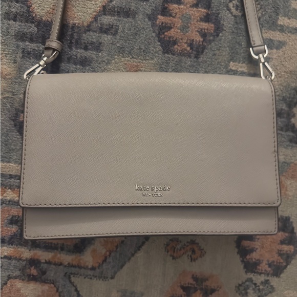 Kate Spade Light Gray Crossbody Bag - Picture 2 of 5